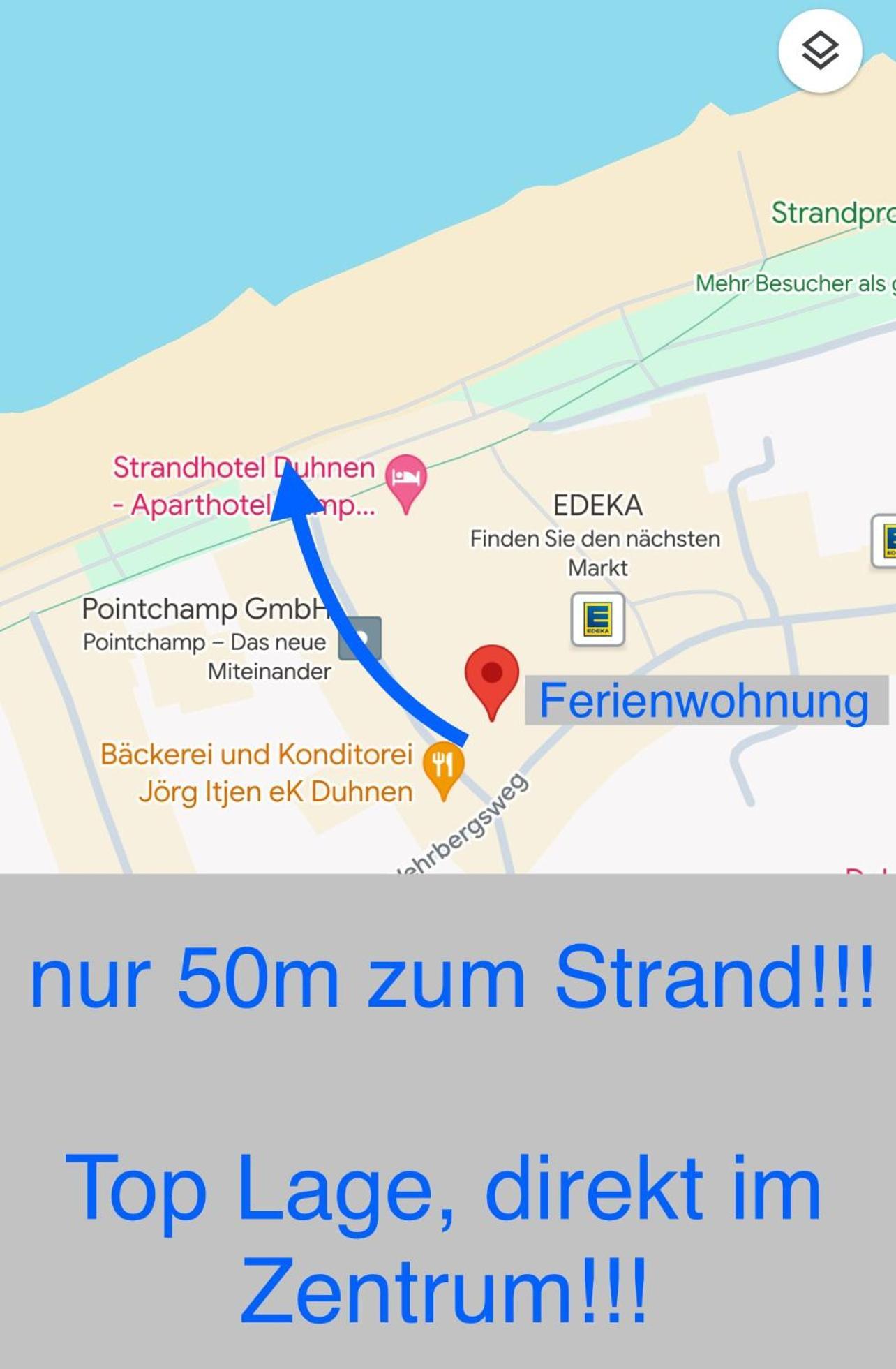Traumhafte Ferienwohnung "Seekueste" In Cuxhaven - Duhnen In 1A Lage Im Haus Elbe 1 !!! 50M Zum Strand !!! Екстериор снимка